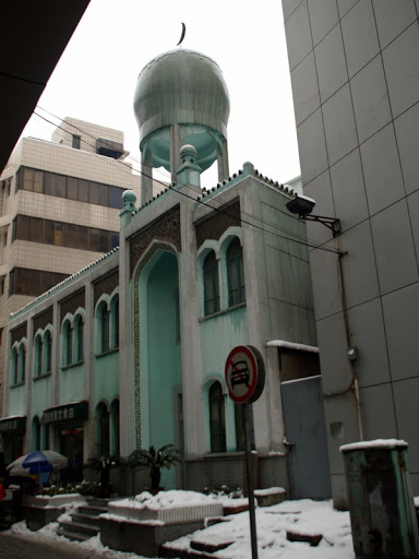 Mezquita de Suzhou, oculta en una callejuela cualquiera.