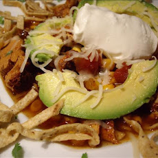 Crock Pot Chicken Tortilla Soup