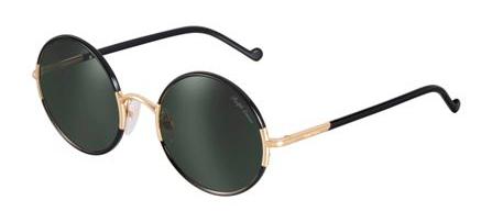 Gafas hippie en dorado