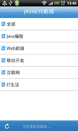 Javaeye新闻阅读器