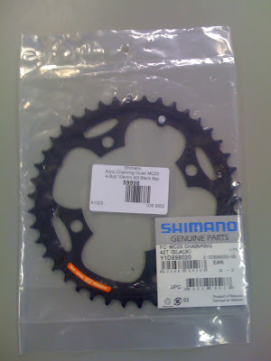 Shiny new chainring :)