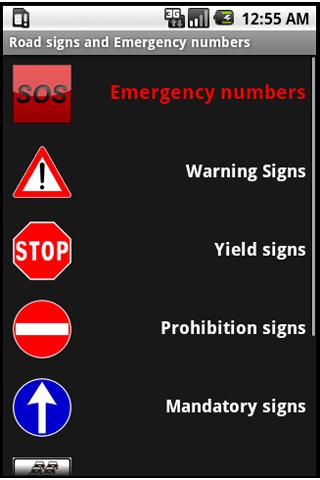 【免費旅遊App】Road signs, emergency numbers-APP點子