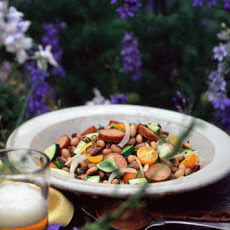 Andouille, Bean, and Tomato Salad