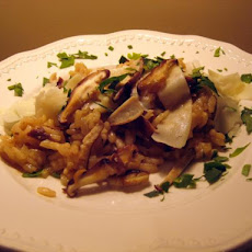 Mushroom Risotto With Dried Porcini and Shiitake Mushrooms