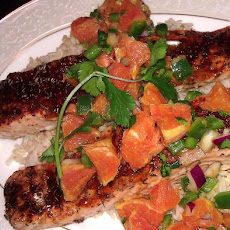 Citrus Salmon With Orange Relish