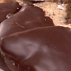 Chocolate Dipped Hazelnut Shortbread