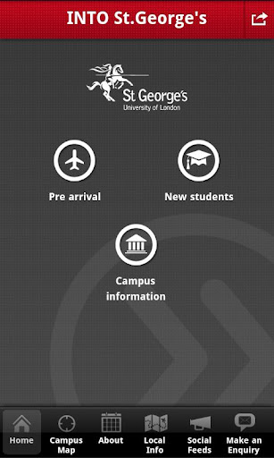 INTO St George's student app
