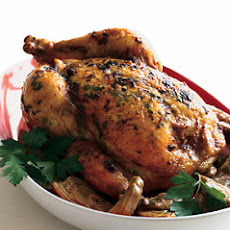 Roast Chicken with Artichokes and Gremolata Butter