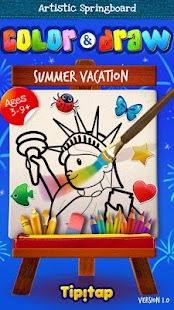 How to download Color & Draw: Summer Vacation patch 1.0 apk for bluestacks