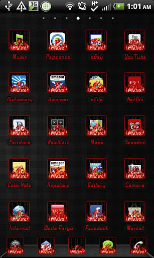 【免費個人化App】THEME - Red Hot Flames-APP點子