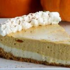 Double Layer Pumpkin Cheesecake