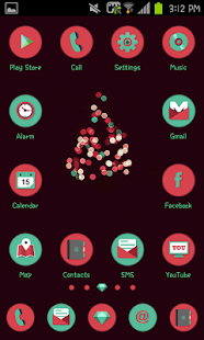 How to download Merry christmas icon theme patch 1.0 apk for bluestacks