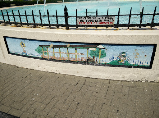 Rye Playland Train Mural 