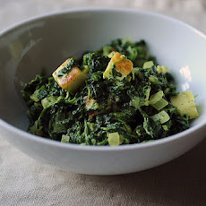 Saag Paneer + Indian Fried Fish