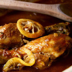 Moroccan Chicken “Tagine” with Orange-Almond Couscous
