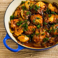 Saffron Chicken with Parsley and Lemon