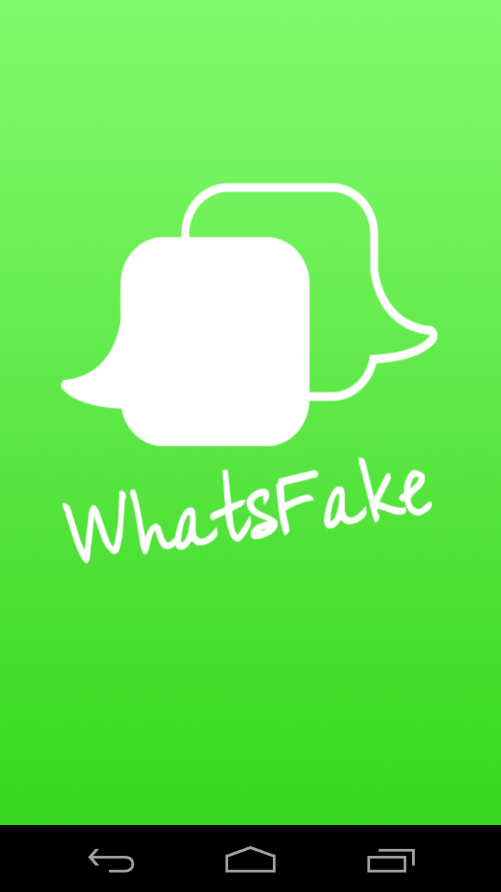 Android application WhatsFake (Conversas Falsas) screenshort