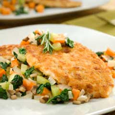 Savory Breaded Turkey Cutlets With Stuffing Salsa