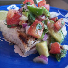 Grilled Mahi Mahi With Avocado Salsa