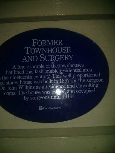 Old Surgery Plaque