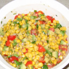 Corn, Avocado, and Tomato Salad