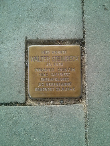 Walter Steinbeck Stolperstein