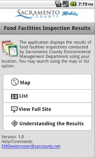 【免費旅遊App】Sacramento Co Food Inspections-APP點子