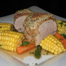 Apricot Pork With Herb Crust