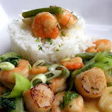 Thai Shrimp and Spinach Curry