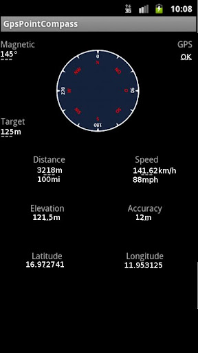 GpsPointCompass