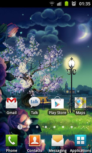 Night Garden Wallpaper - Free