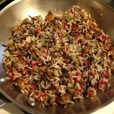 Wild And Basmati Rice Pomegranate Pilaf