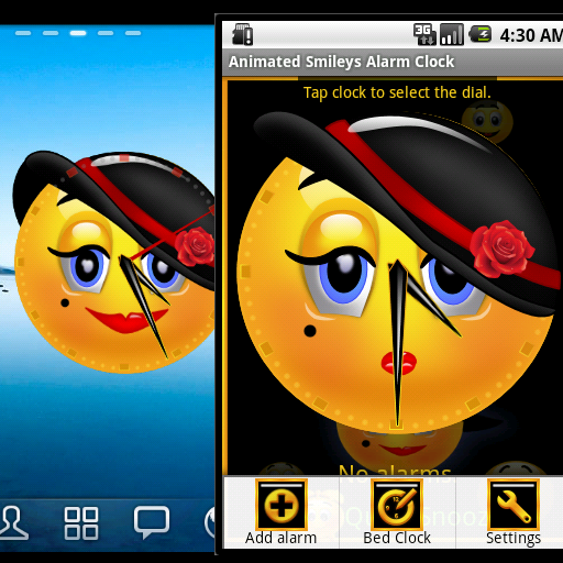 アニメーションスマイリーアラーム時計W 娛樂 App LOGO-APP開箱王