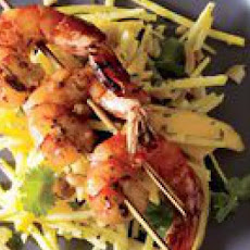 Grilled Shrimp Salad with Mango Dressing