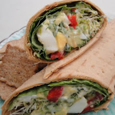Egg and Lettuce Wrap