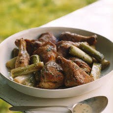 Chicken and Leeks with Creme Fraiche