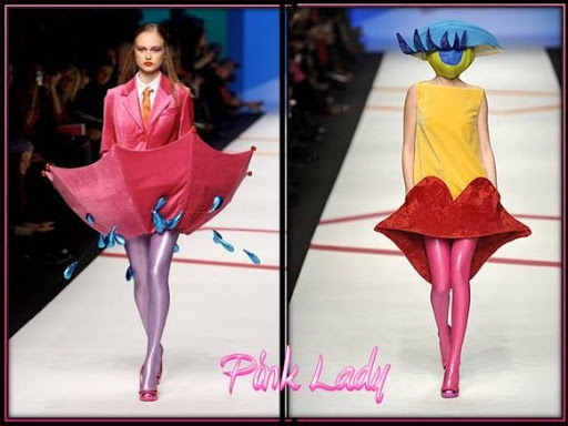 Vestido extravagante Pink Lady