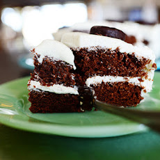 Peppermint Patty Sheet Cake