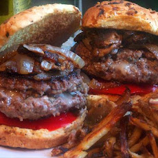 Whine and Cheese All the Thyme Burger
