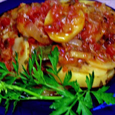 Easy Greek Potatoes Yachni