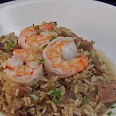 Dirty Rice With Sausage and Shrimp