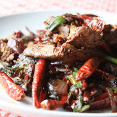 Stir-Fried Liver and Onions with Oyster Sauce