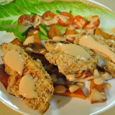 Crumbed Chicken & Roast Sweet Potato Salad