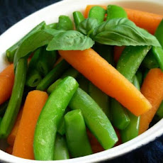 Carrots With Sugar Snap Peas