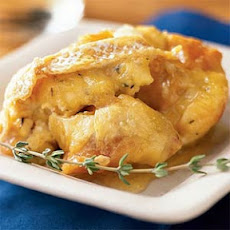Petite Crème Citrus Bread Pudding with Passionfruit Caramel Sauce