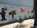 Fish School Crossing Mural