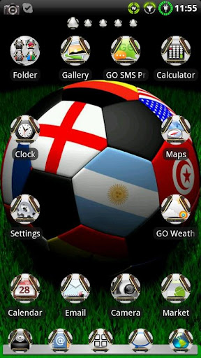 Soccer GO Launcher EX Theme