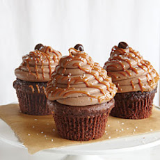 Caramel-Mocha-Sea Salt Cupcakes