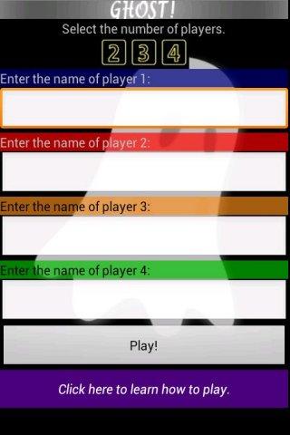 GHOST Word Game FREE