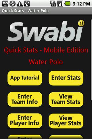 Quick Stats for Water Polo